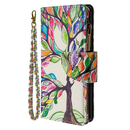 Árbol de bolsillo con cremallera para Samsung Galaxy Note 10