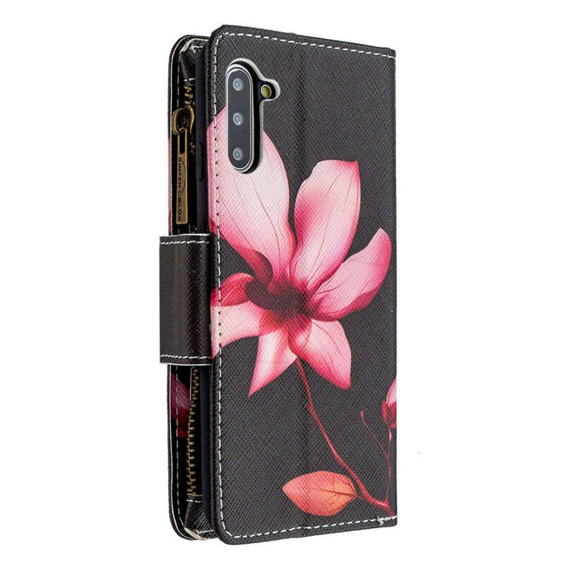 Flor de bolsillo con cremallera para el Samsung Galaxy Note 10