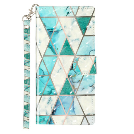 Funda Samsung Galaxy Note 10 Marble Light Spots con colgante