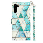 Funda Samsung Galaxy Note 10 Marble Light Spots con colgante