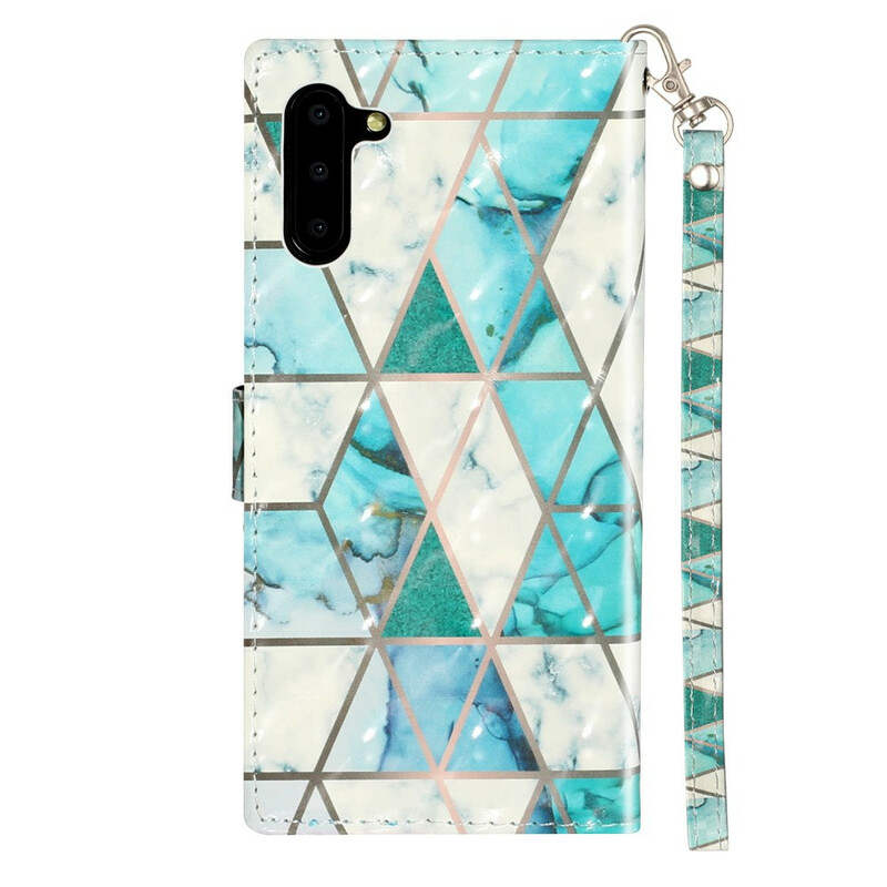 Funda Samsung Galaxy Note 10 Marble Light Spots con colgante