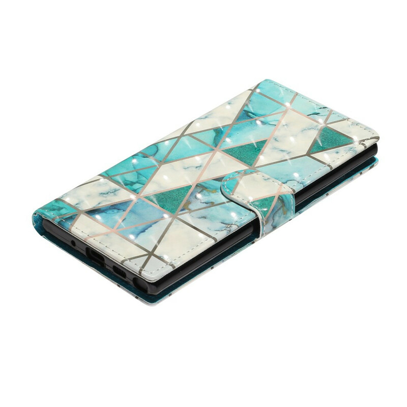 Funda Samsung Galaxy Note 10 Marble Light Spots con colgante