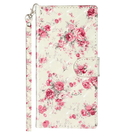 Samsung Galaxy Note 10 Funda con colgante de flor Manchas de luz