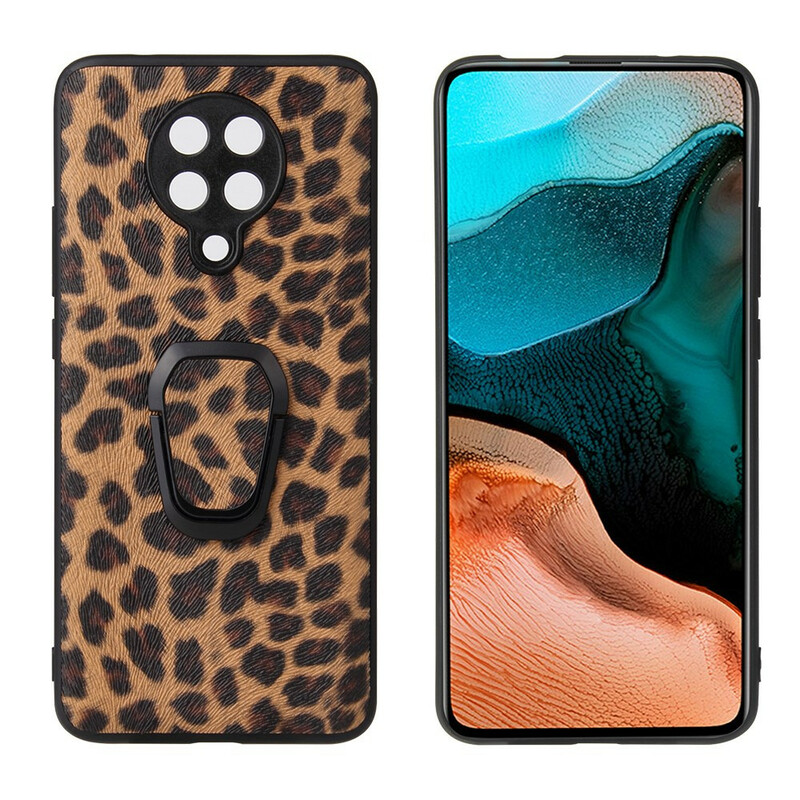 Funda Xiaomi Poco F2 Pro efecto piel de leopardo