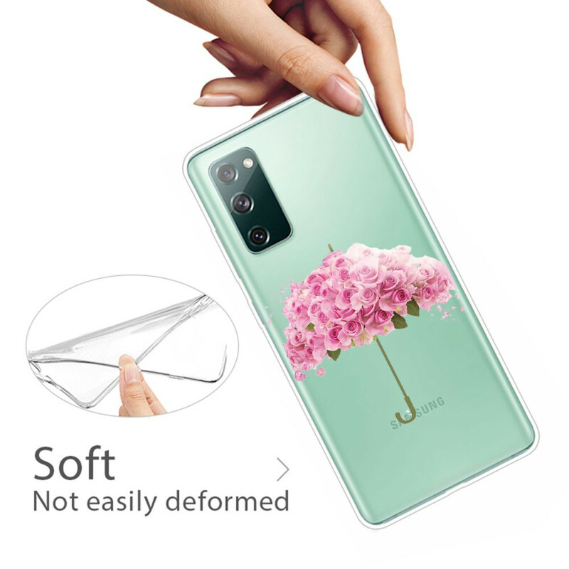 Funda de paraguas Samsung Galaxy S20 FE en rosa