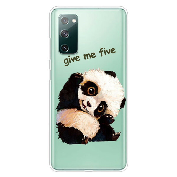 Samsung Galaxy S20 FE Funda transparente Panda Give Me Five