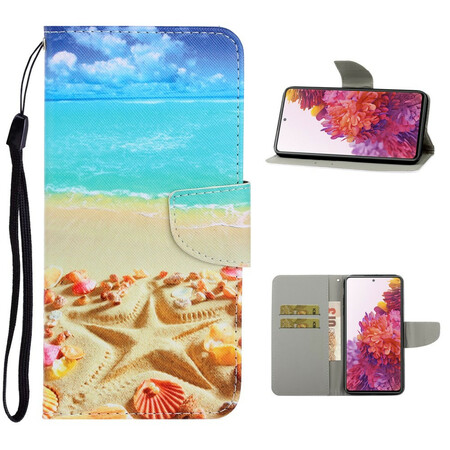 Funda con colgante de playa para el Samsung Galaxy S20 FE