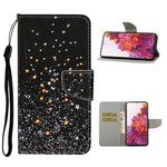 Funda de estrella y purpurina para Samsung Galaxy S20 FE con colgante