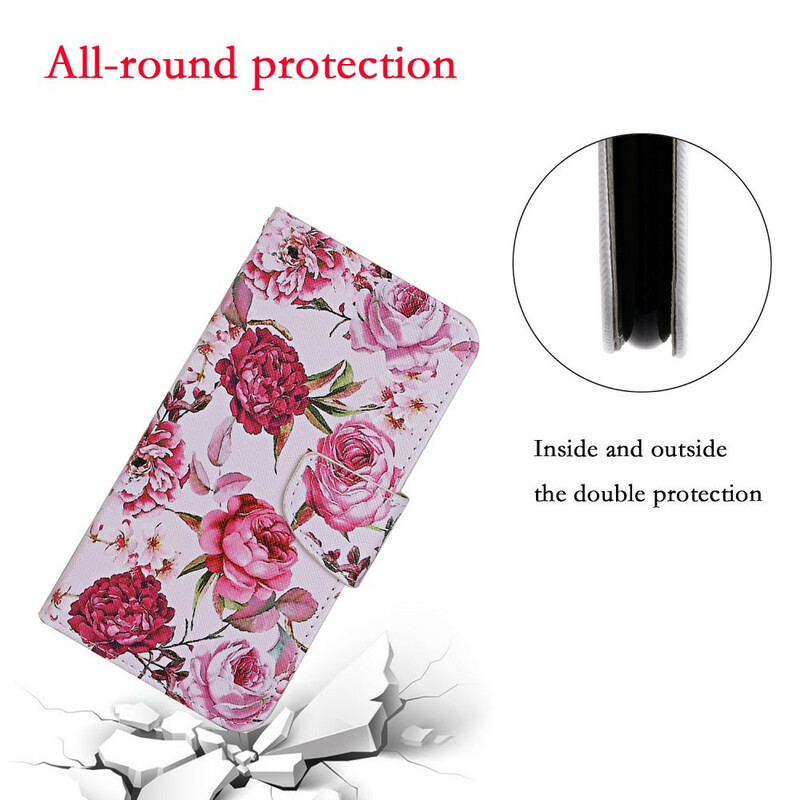 Funda Samsung Galaxy S20 FE Magistral Flowers con colgante