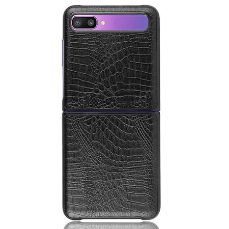 Funda abatible Samsung Galaxy Z efecto piel de cocodrilo