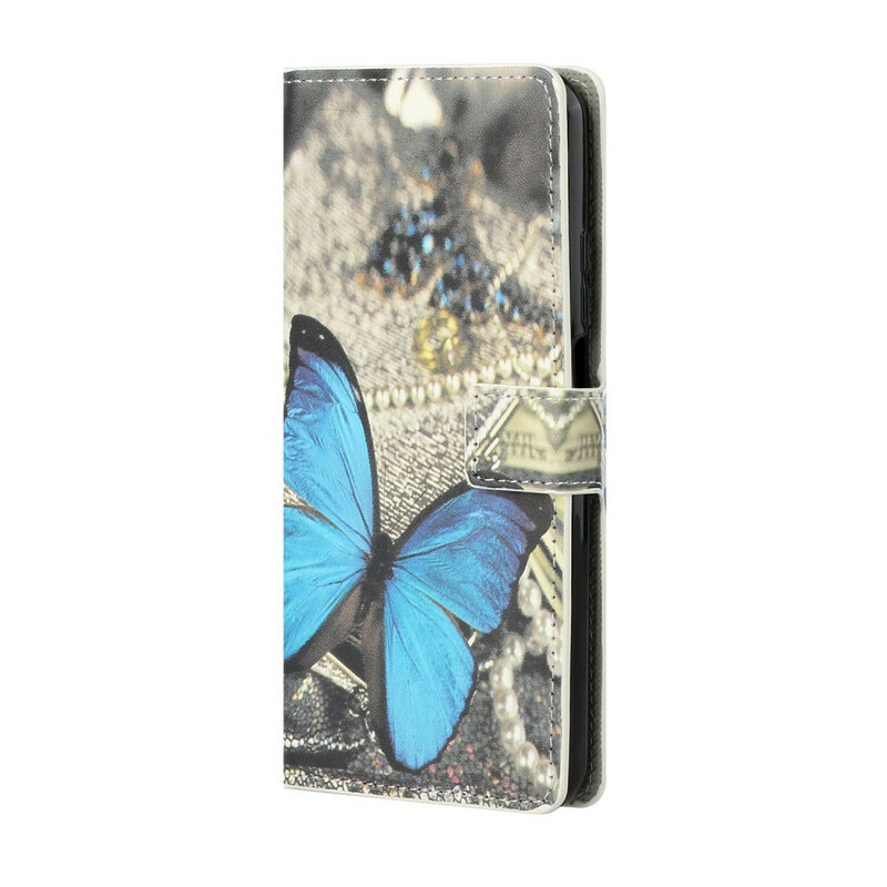 Xiaomi Mi 10T / 10T Pro Butterfly Funda Azul