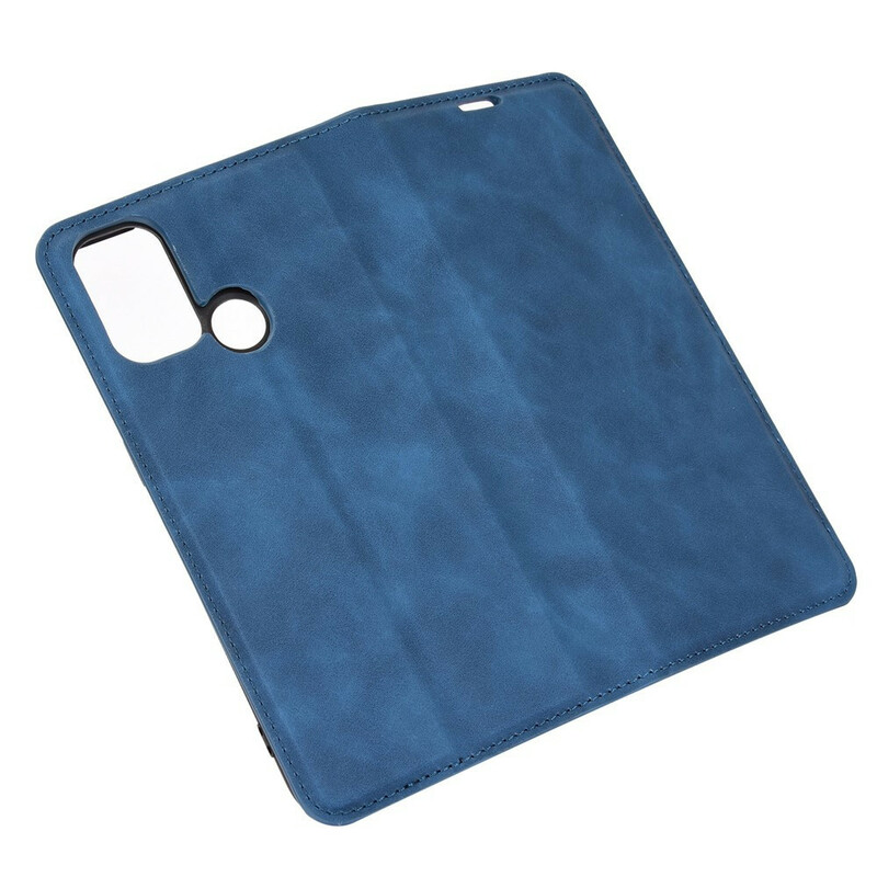 Flip Cover Oppo A53 Efecto de cuero suave