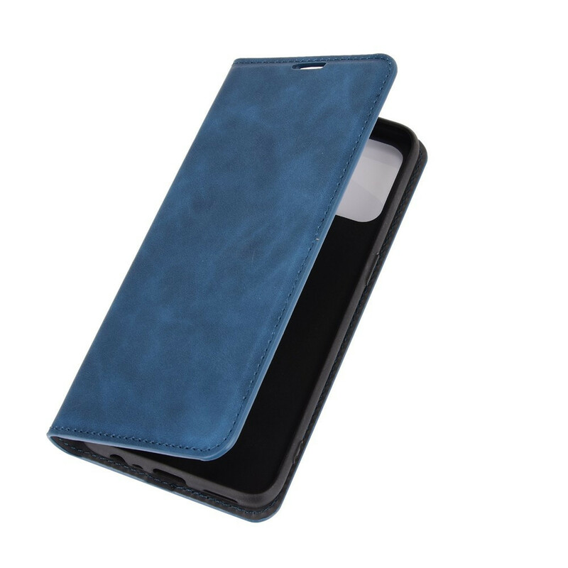Flip Cover Oppo A53 Efecto de cuero suave