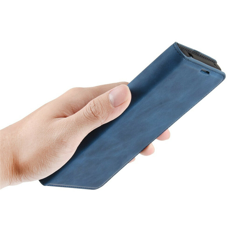 Flip Cover Oppo A53 Efecto de cuero suave