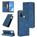 Flip Cover Oppo A53 Efecto de cuero suave