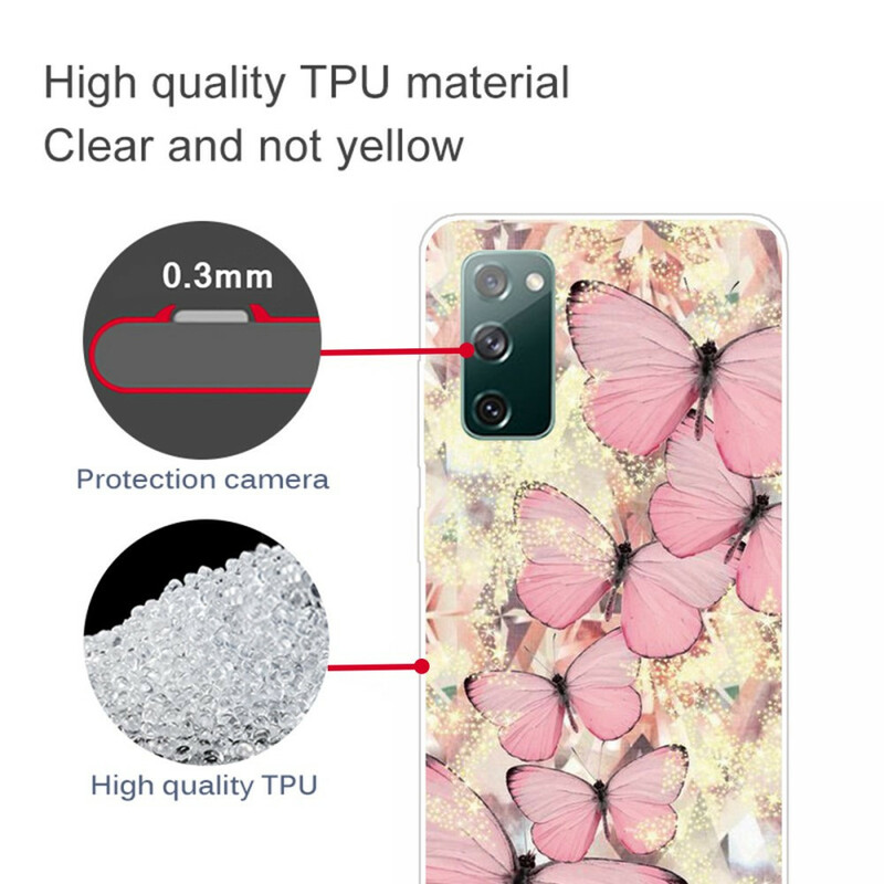 Funda Samsung Galaxy S20 FE Mariposas