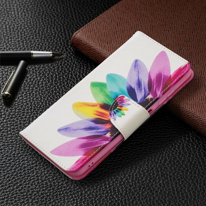 Funda de flor de acuarela para el Xiaomi Poco X3