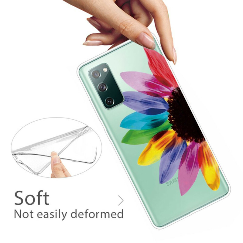 Funda de flores de colores para Samsung Galaxy S20 FE