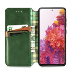 Flip Cover Samsung Galaxy S20 FE Leatherette Diamond Texture