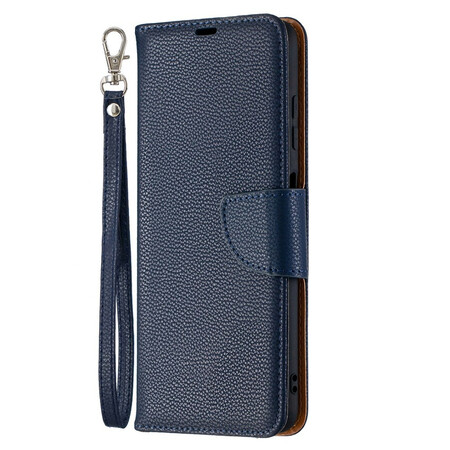 Xiaomi Poco X3 Litchi Funda Oblique Flap