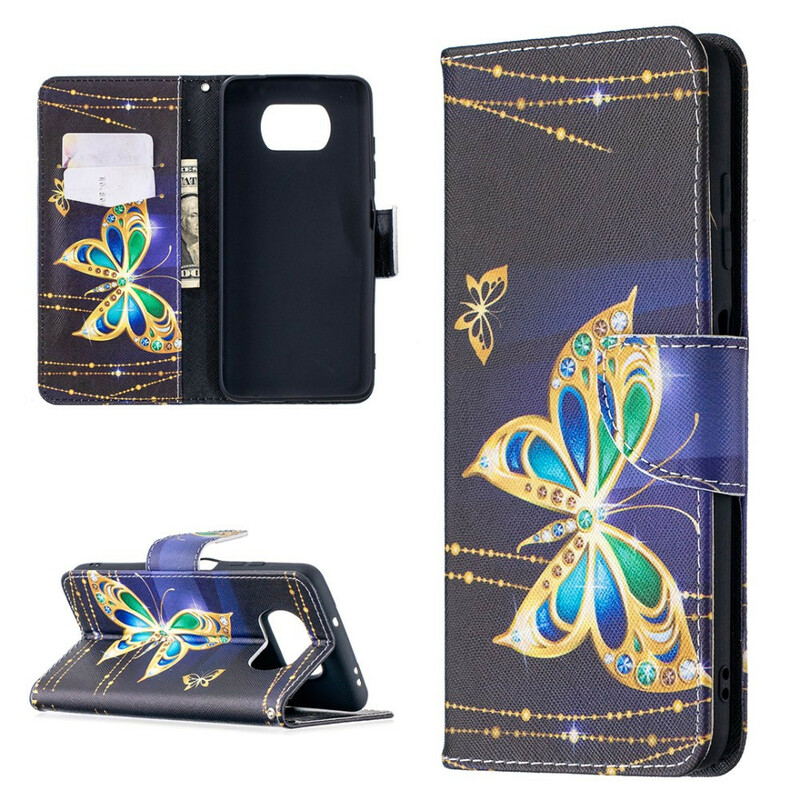 Funda Xiaomi Poco X3 Magic Butterflies