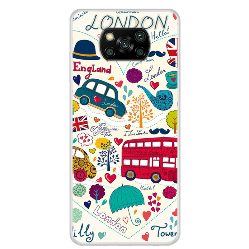 Xiaomi Poco X3 London Life Funda
