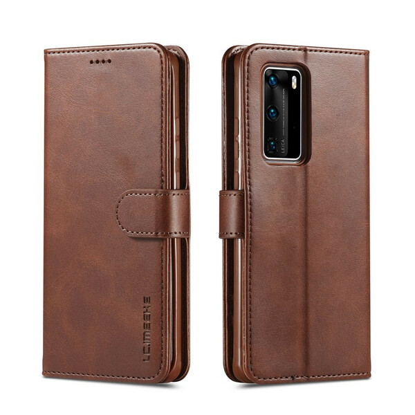 Funda Huawei P40 LC.IMEEKE Efecto piel