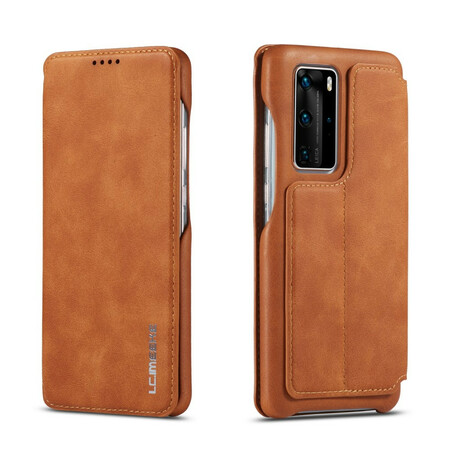 Flip Cover Huawei P40 LC.IMEEKE Efecto Cuero