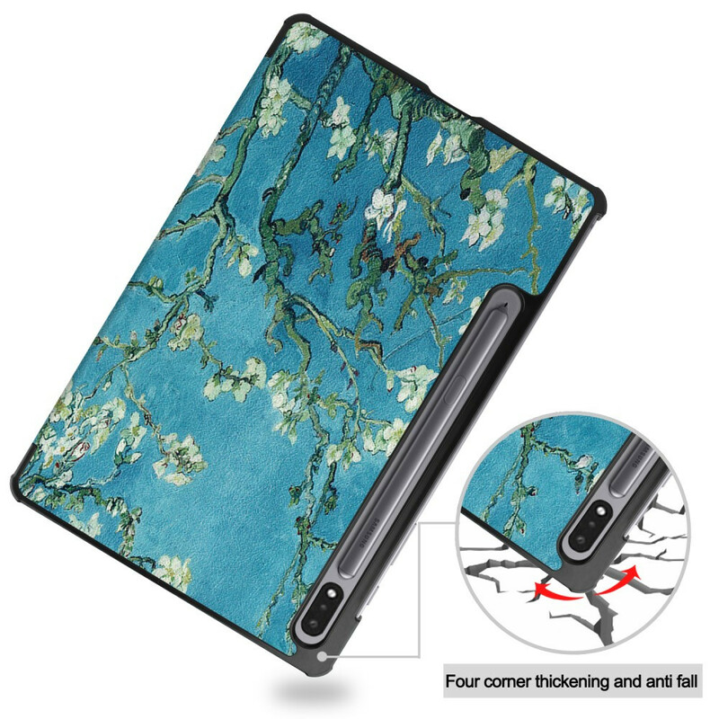 Funda inteligente Samsung Galaxy Tab S7 Stylus Holder Branches