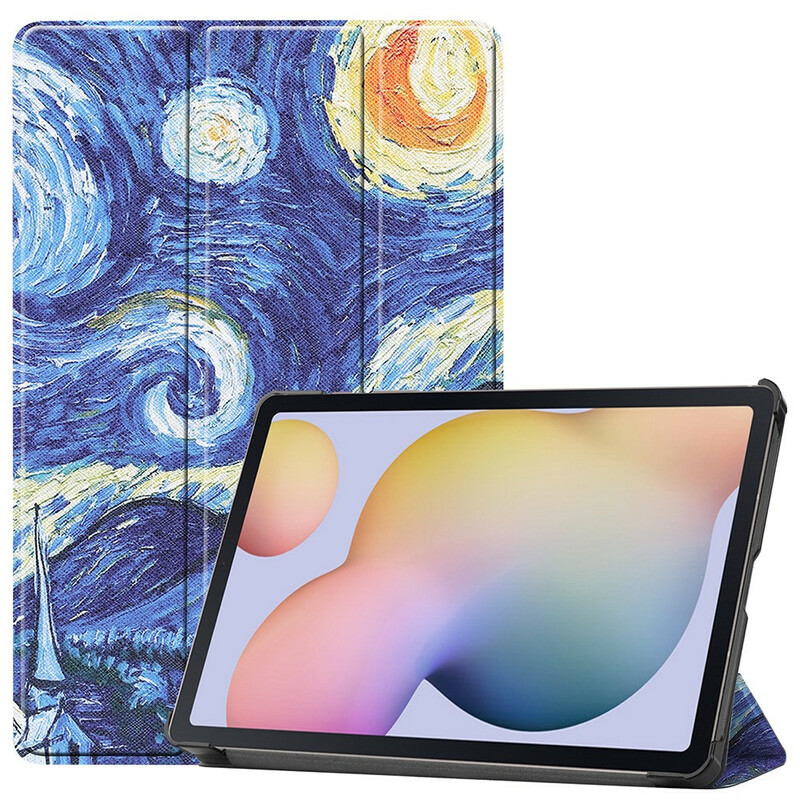 Funda inteligente Samsung Galaxy Tab S7 Stylus Funda Starry Night