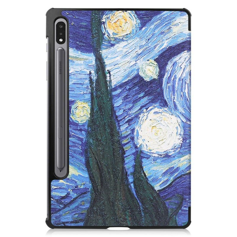 Funda inteligente Samsung Galaxy Tab S7 Stylus Funda Starry Night