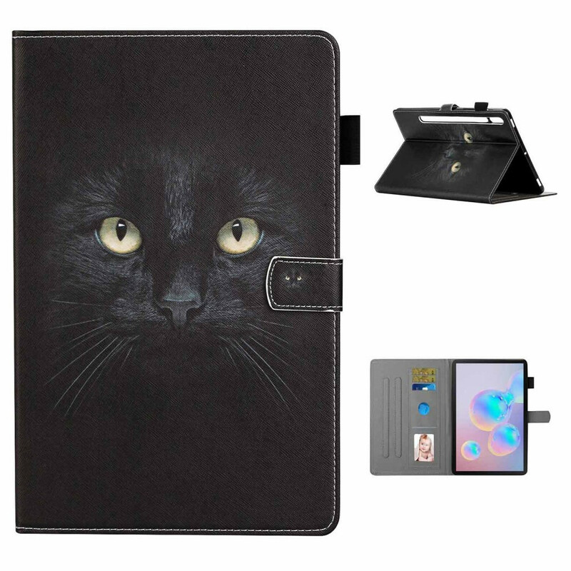 Samsung Galaxy Tab S7 Cat Funda Negro
