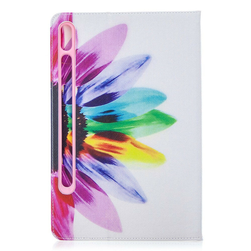 Funda de flor de acuarela para Samsung Galaxy Tab S7