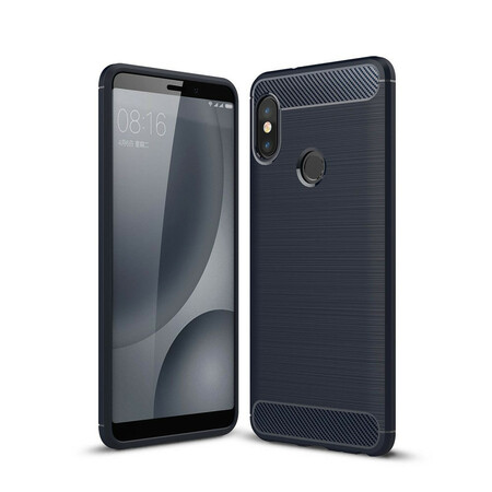 Funda de fibra de carbono cepillada para el Xiaomi Redmi Note 5