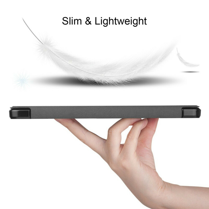 Funda inteligente Samsung Galaxy Tab S7 Tres solapas Soporte para lápiz óptico
