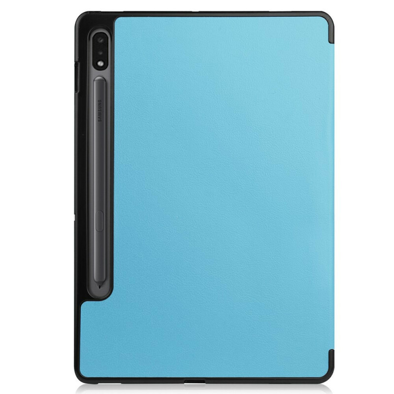Funda inteligente Samsung Galaxy Tab S7 con tres solapas para el lápiz óptico