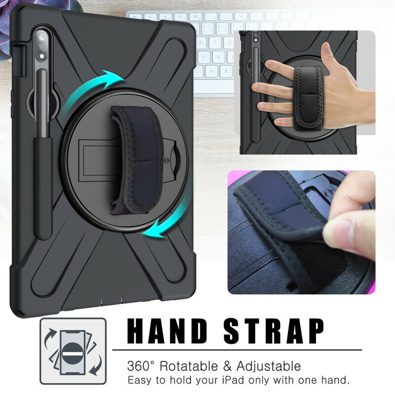Samsung Galaxy Tab S7 Funda resistente a Utra con colgante