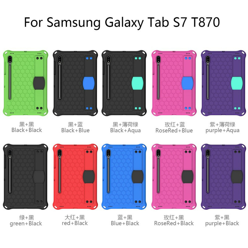 Funda de EVA para Samsung Galaxy Tab S7 con colgante de sujeción