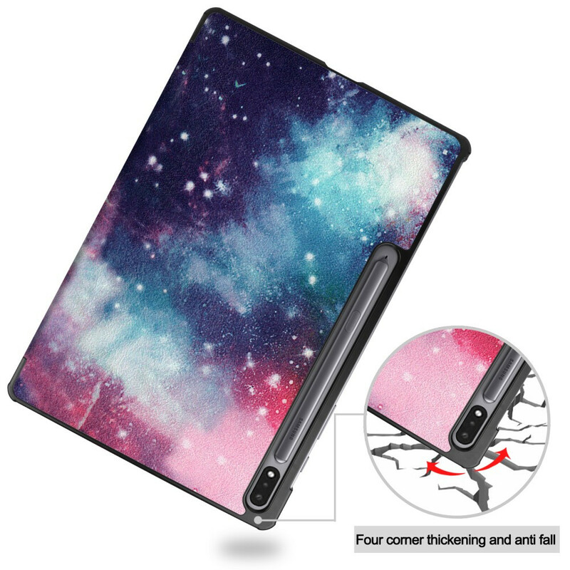 Funda inteligente Samsung Galaxy Tab S7 Plus Reinforced Space