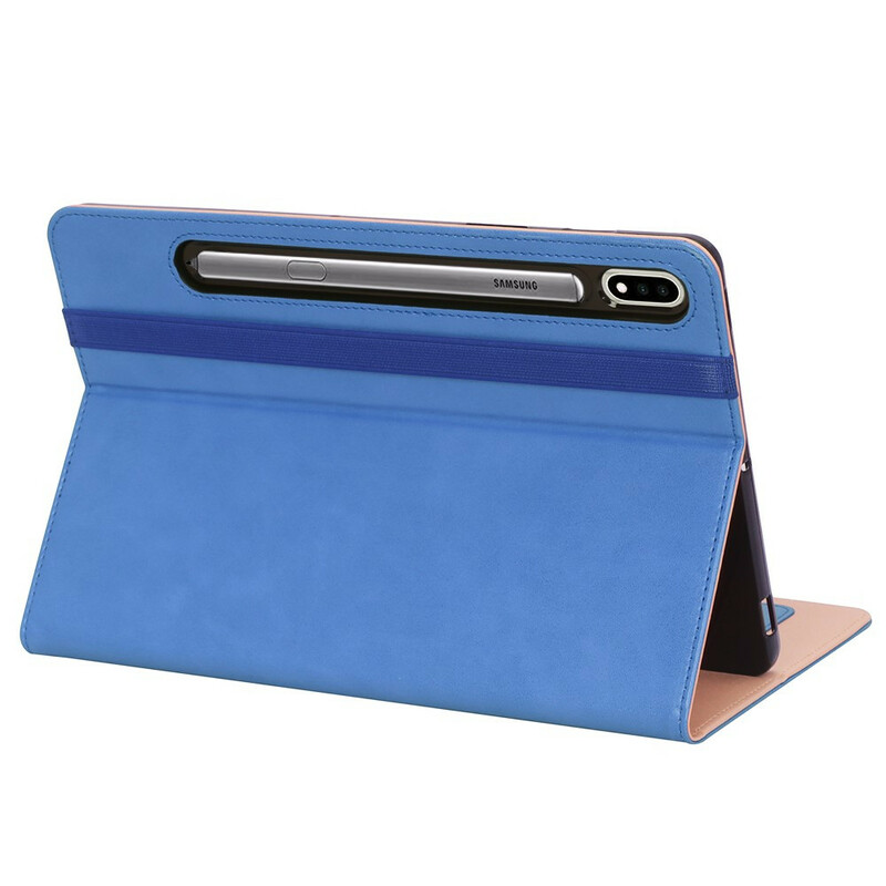 Funda de cuero con colgante para Samsung Galaxy Tab S7 Plus