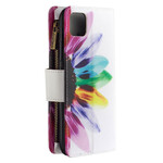 Funda Realme C11 Bolsillo con cremallera Flor