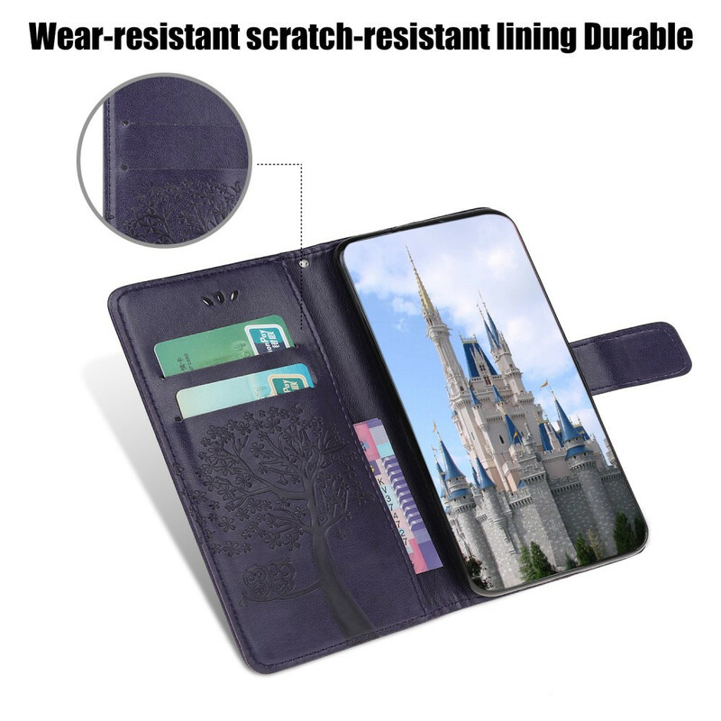 Xiaomi Mi 10T / 10T Pro Funda con colgante de árbol y búho