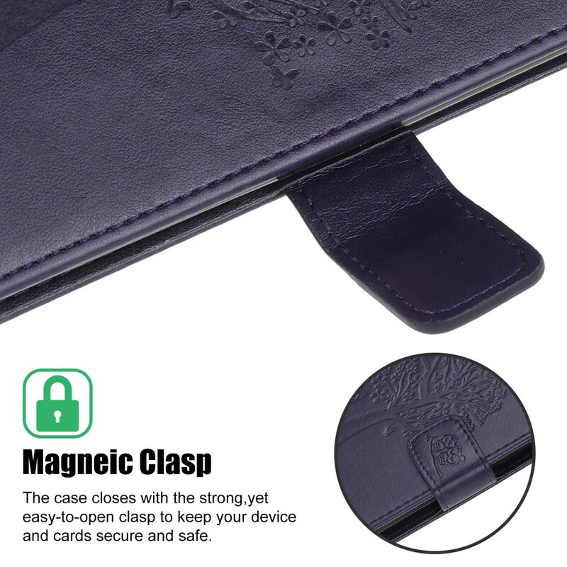 Xiaomi Mi 10T / 10T Pro Funda con colgante de árbol y búho