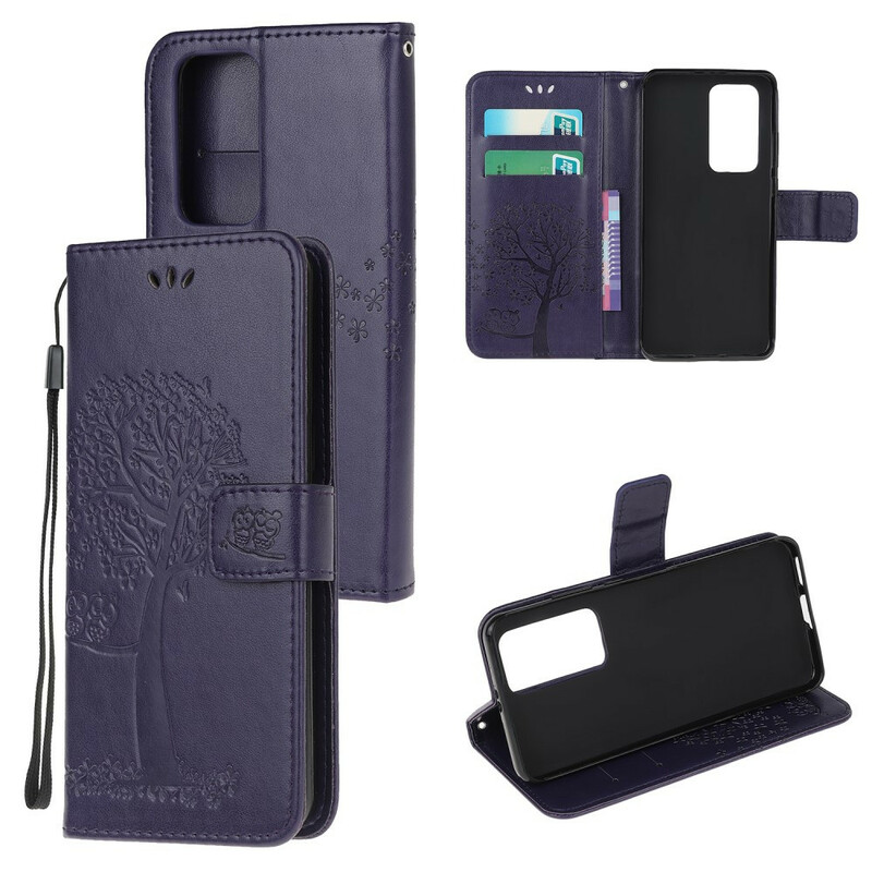 Xiaomi Mi 10T / 10T Pro Funda con colgante de árbol y búho