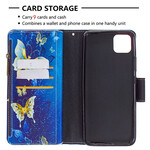 Realme C11 Zipped Pocket Gold Butterflies