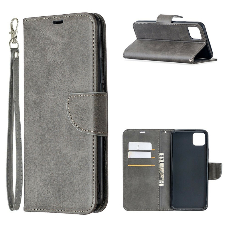 Funda Realme C11 Liso solapa oblicua