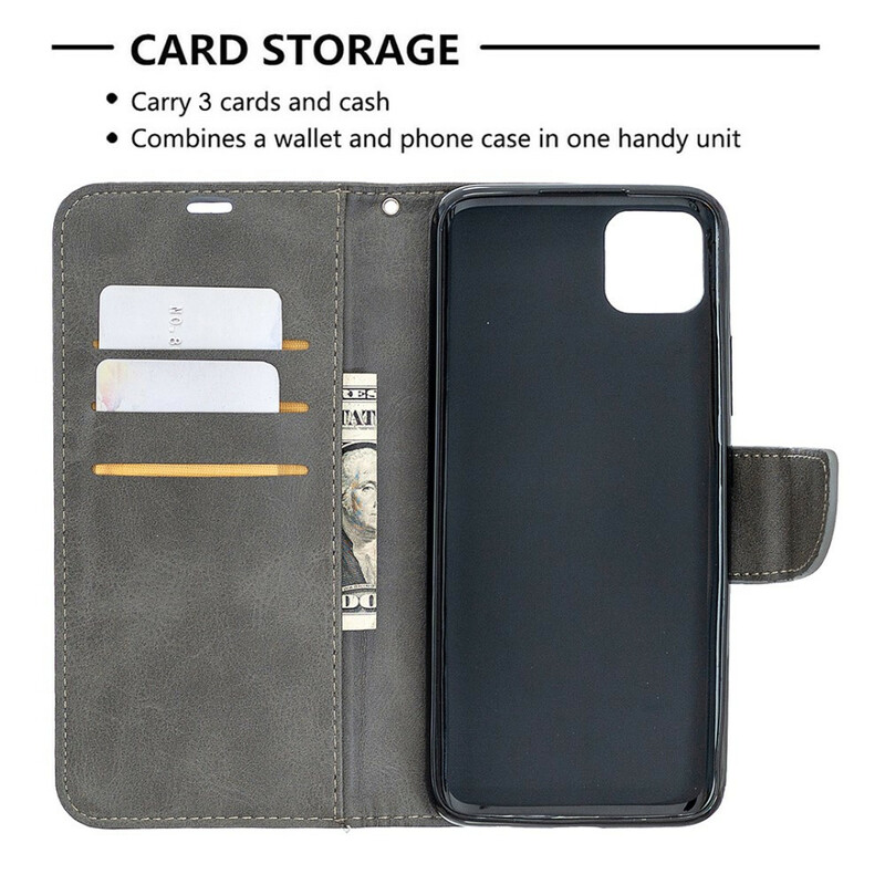 Funda Realme C11 Liso solapa oblicua