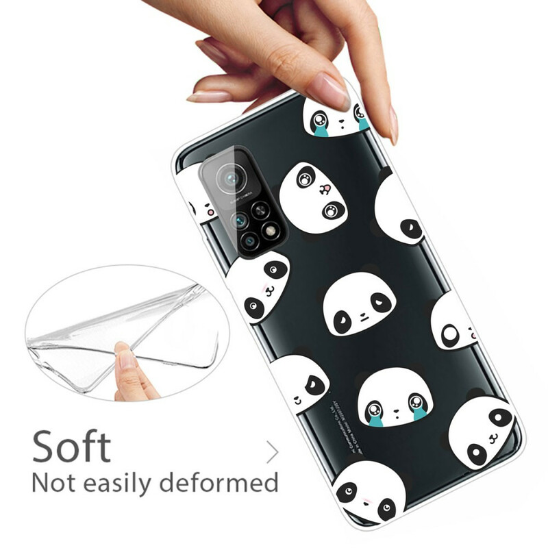 Xiaomi Mi 10T / 10T Pro Funda Sentimental Pandas