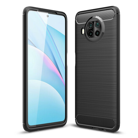 Funda de fibra de carbono cepillada Xiaomi Mi 10T Lite