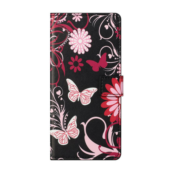 Funda Xiaomi Mi 10T Lite 5G / Redmi Note 9 Pro 5G Mariposas y Flores